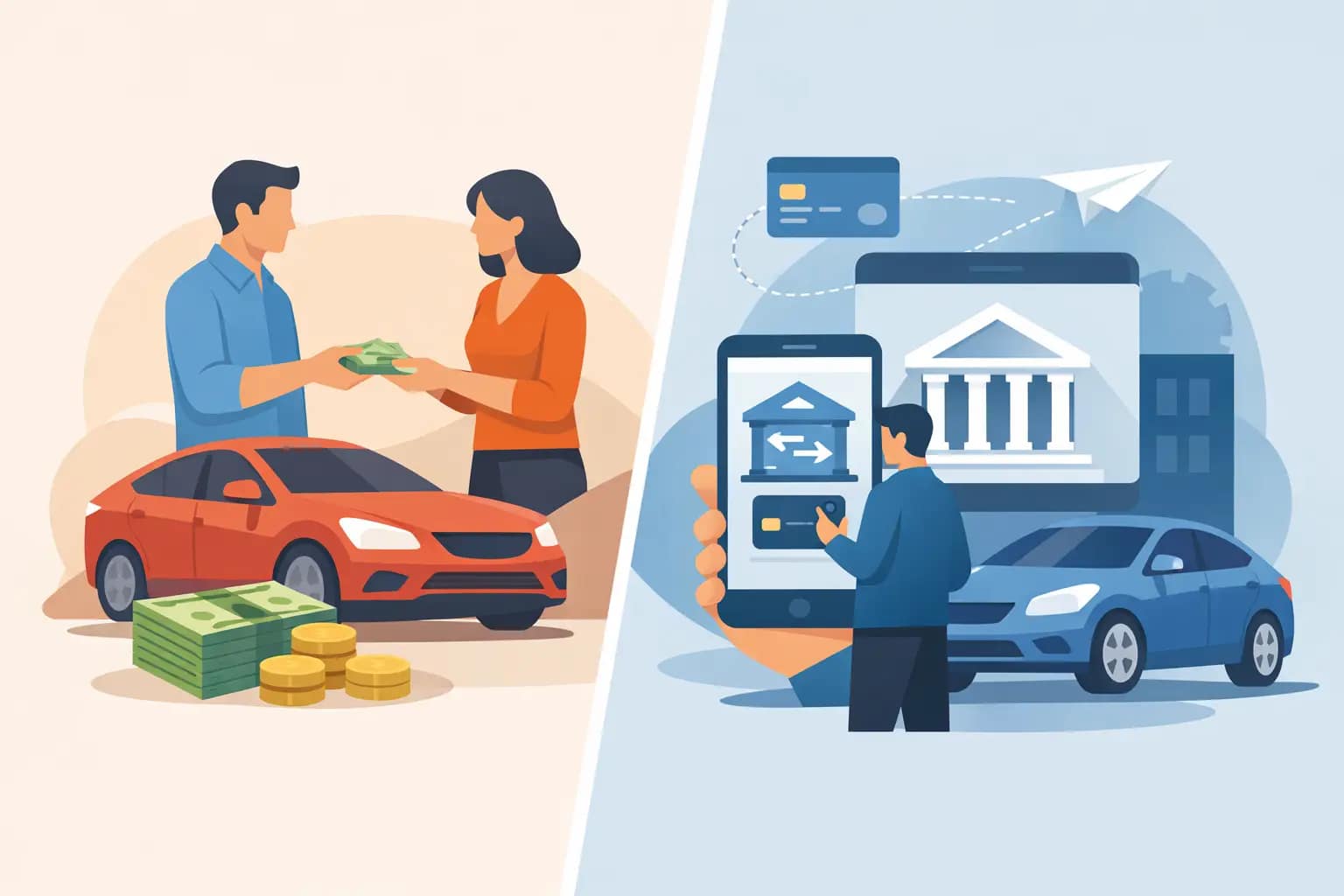 Cash sau transfer bancar auto? Cash sau transfer bancar auto?