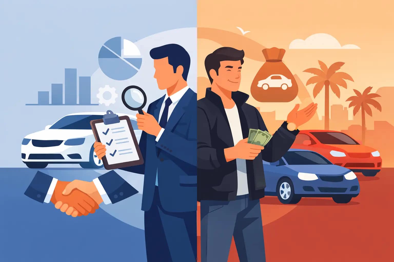 Cumpărător profesionist versus samsar auto Cumpărător profesionist versus samsar auto